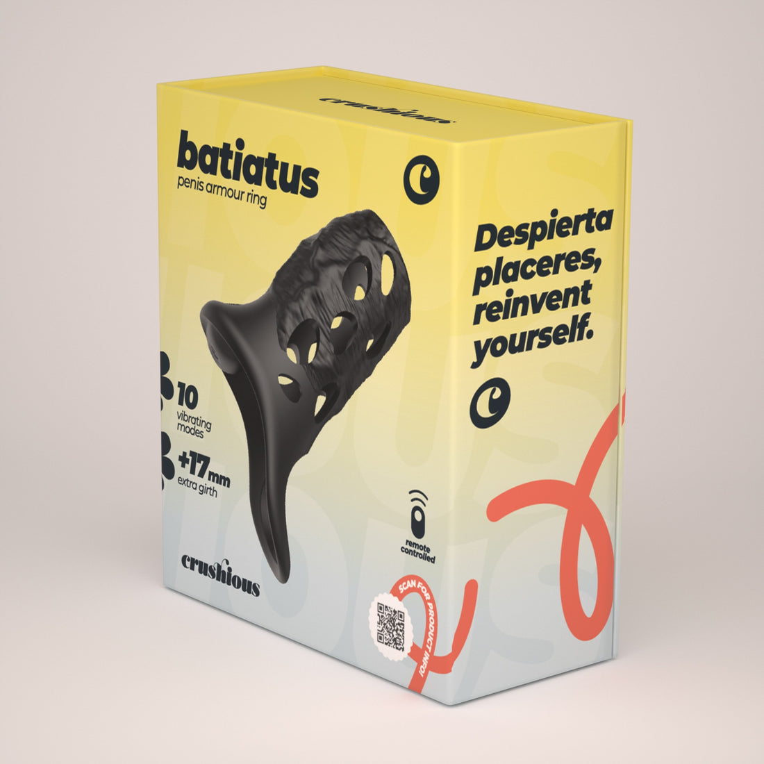 Anello fallico vibrante Batiatus · confezione