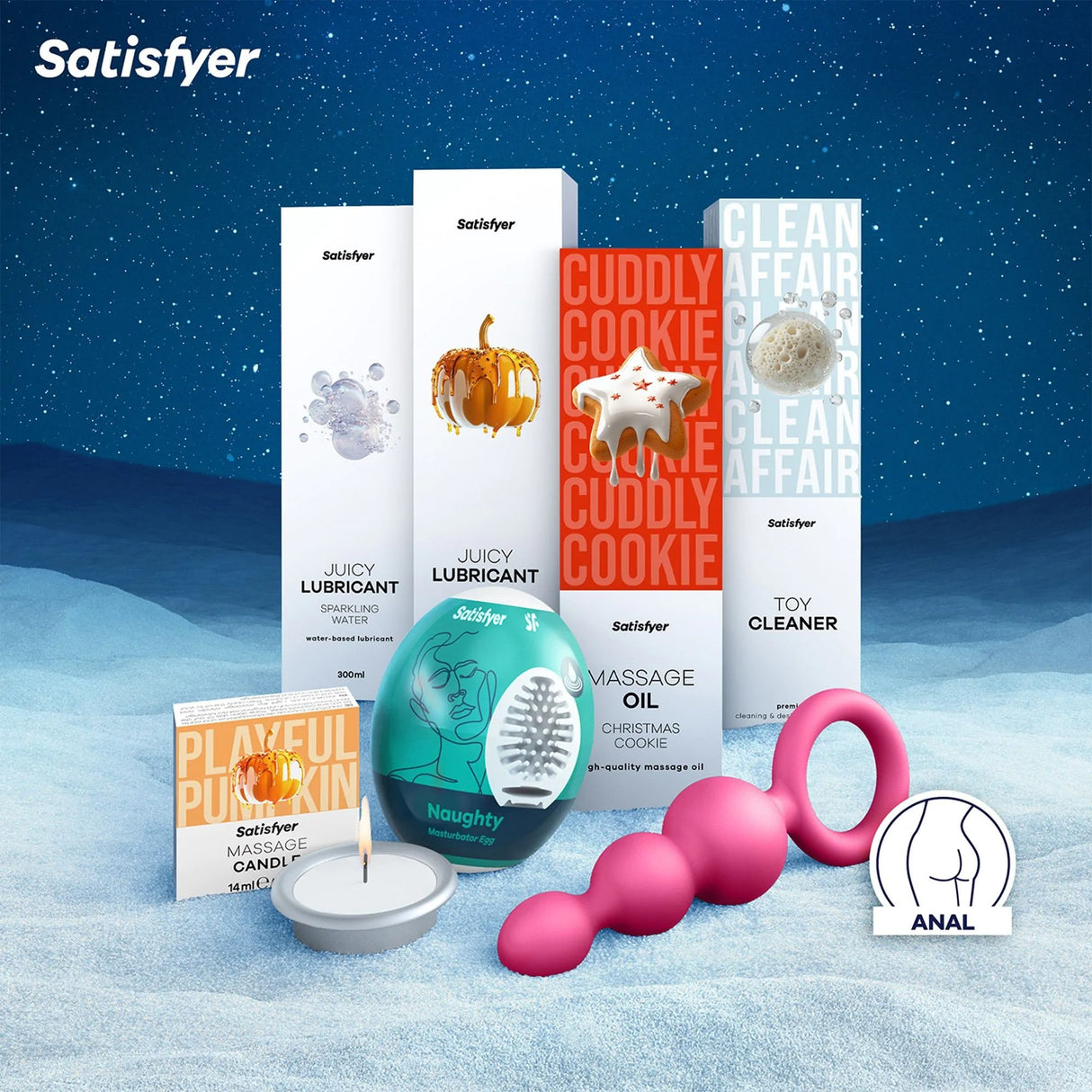 Calendario dell’Avvento 2025 Satisfyer – kit massaggi, lubrificanti e toys