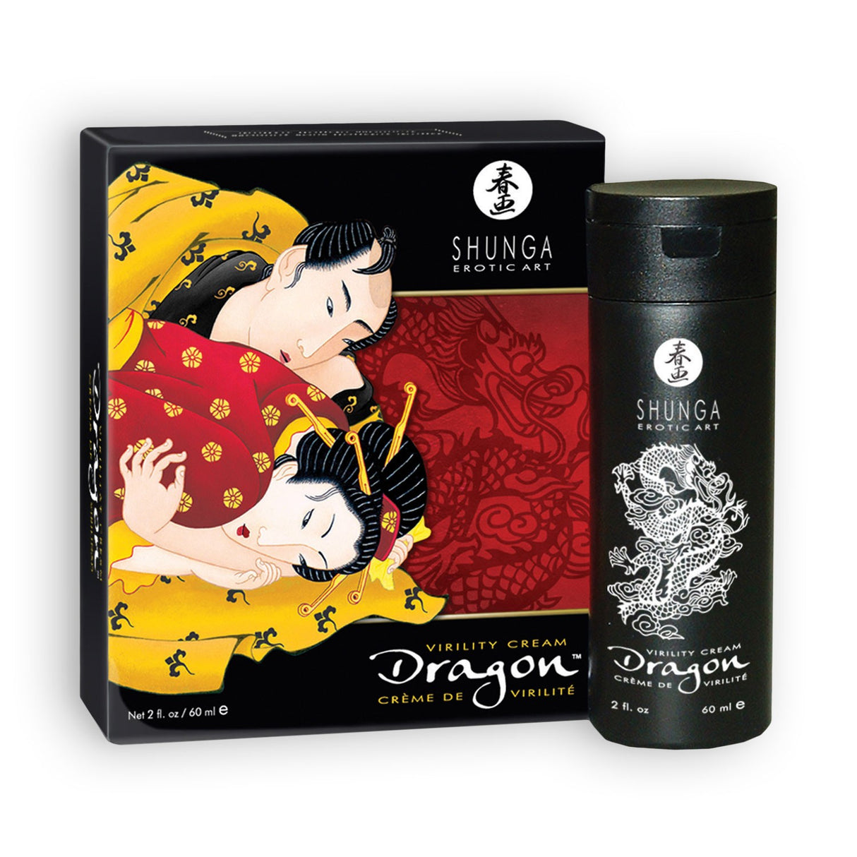 Confezione della Crema Stimolante Dragon Virility 60ml di SHUNGA