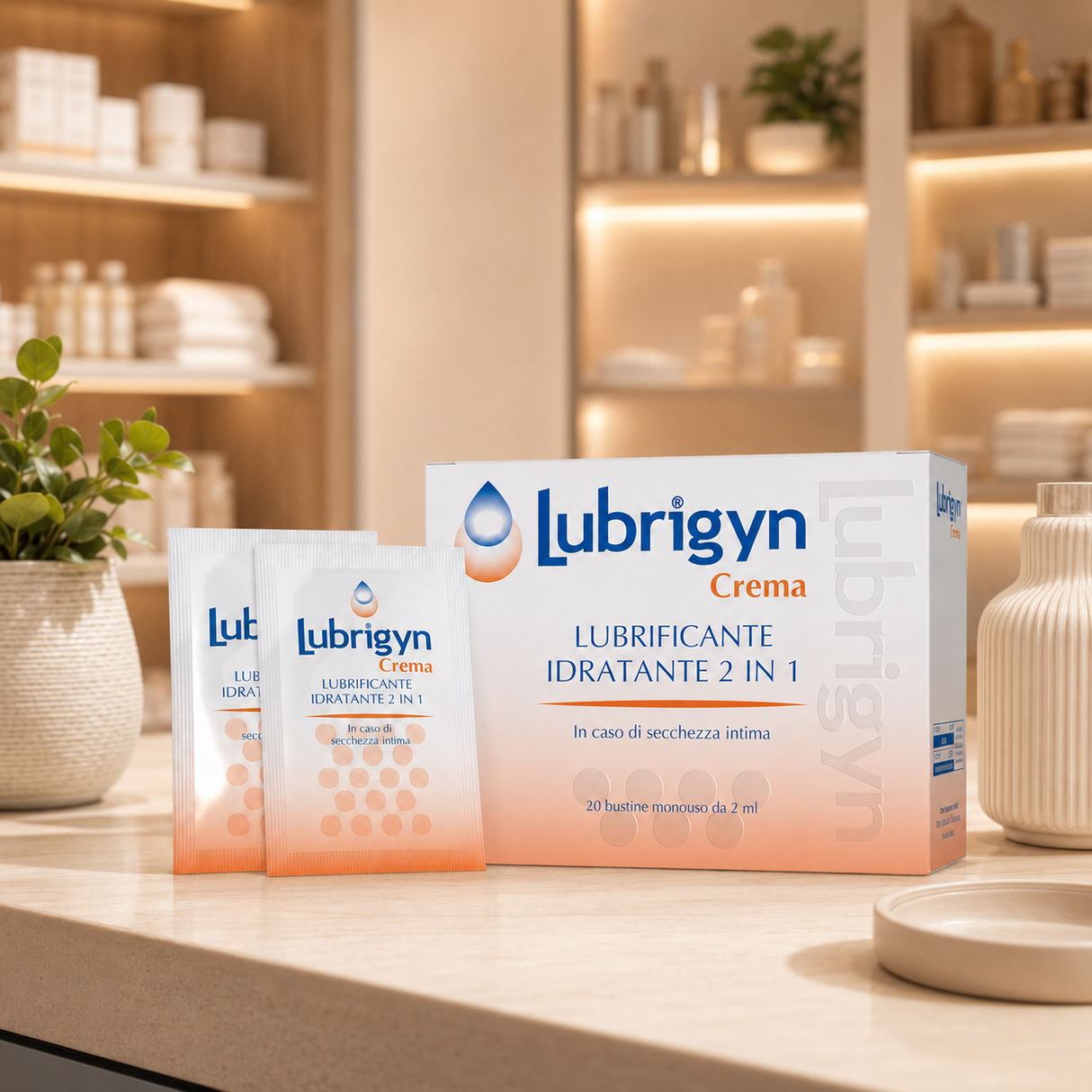 Crema Vaginale Lubrificante Lubrigyn 20 Bustine