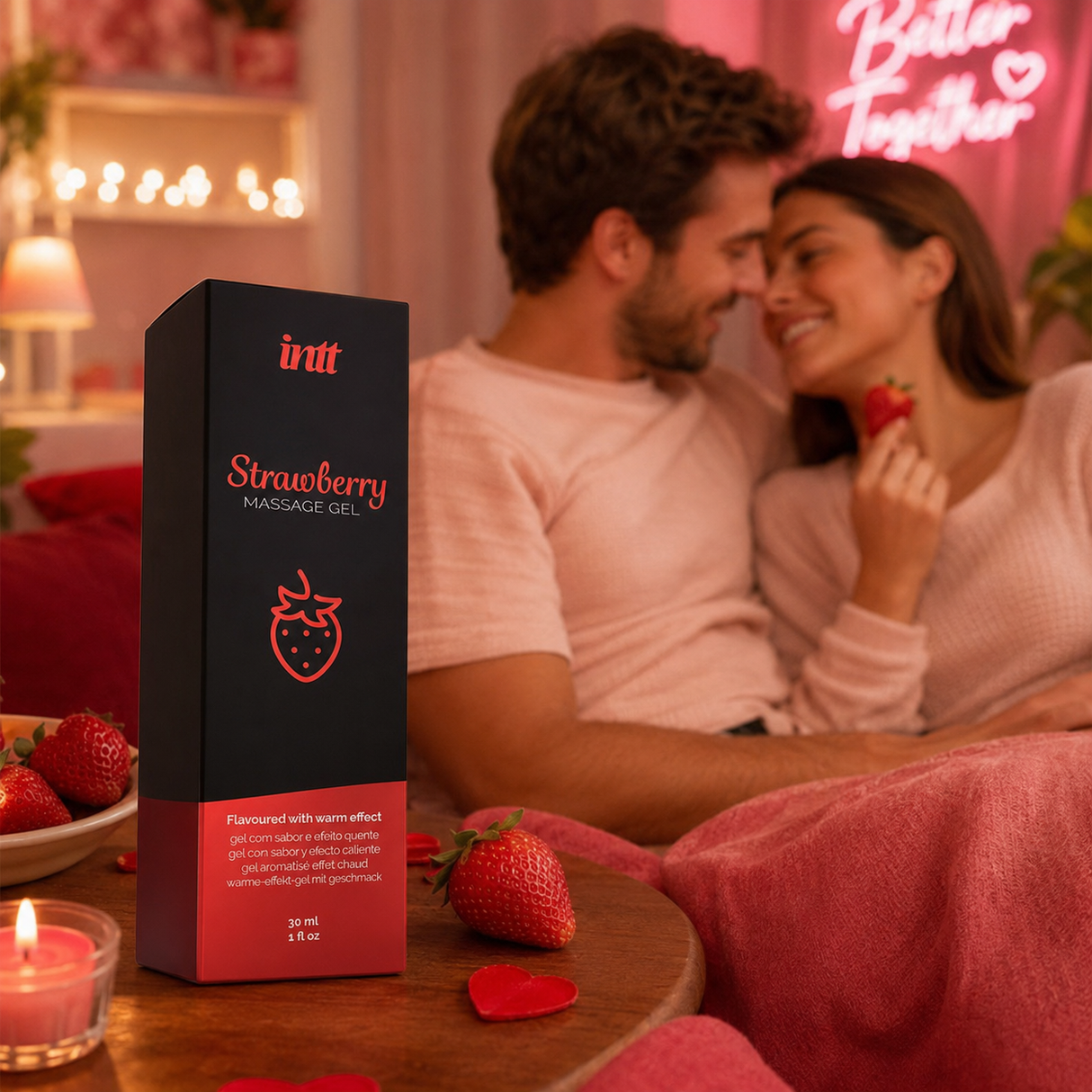 Confezione Gel per Massaggi Fragola 30ml di INTT