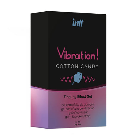 Confezione del Gel Stimolante Vibration! Zucchero Filato 15ml di INTT