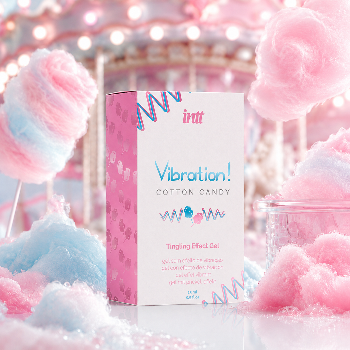Gel Stimolante Vibration! Zucchero Filato 15ml di INTT