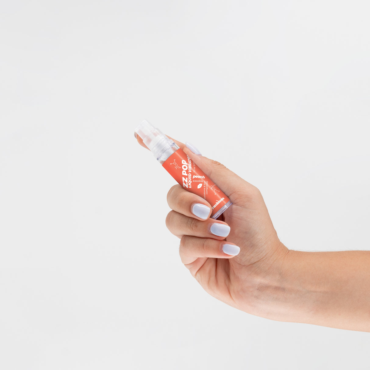 Gel vibrante stimolante per clitoride Crushious ZZ Pop gusto pesca — uso topico