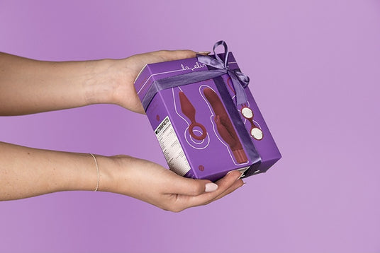 Confezione regalo del kit sex toys donna Loveline – vibratore, palline e plug