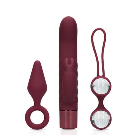 Kit sex toys donna Loveline – vibratore, palline e plug