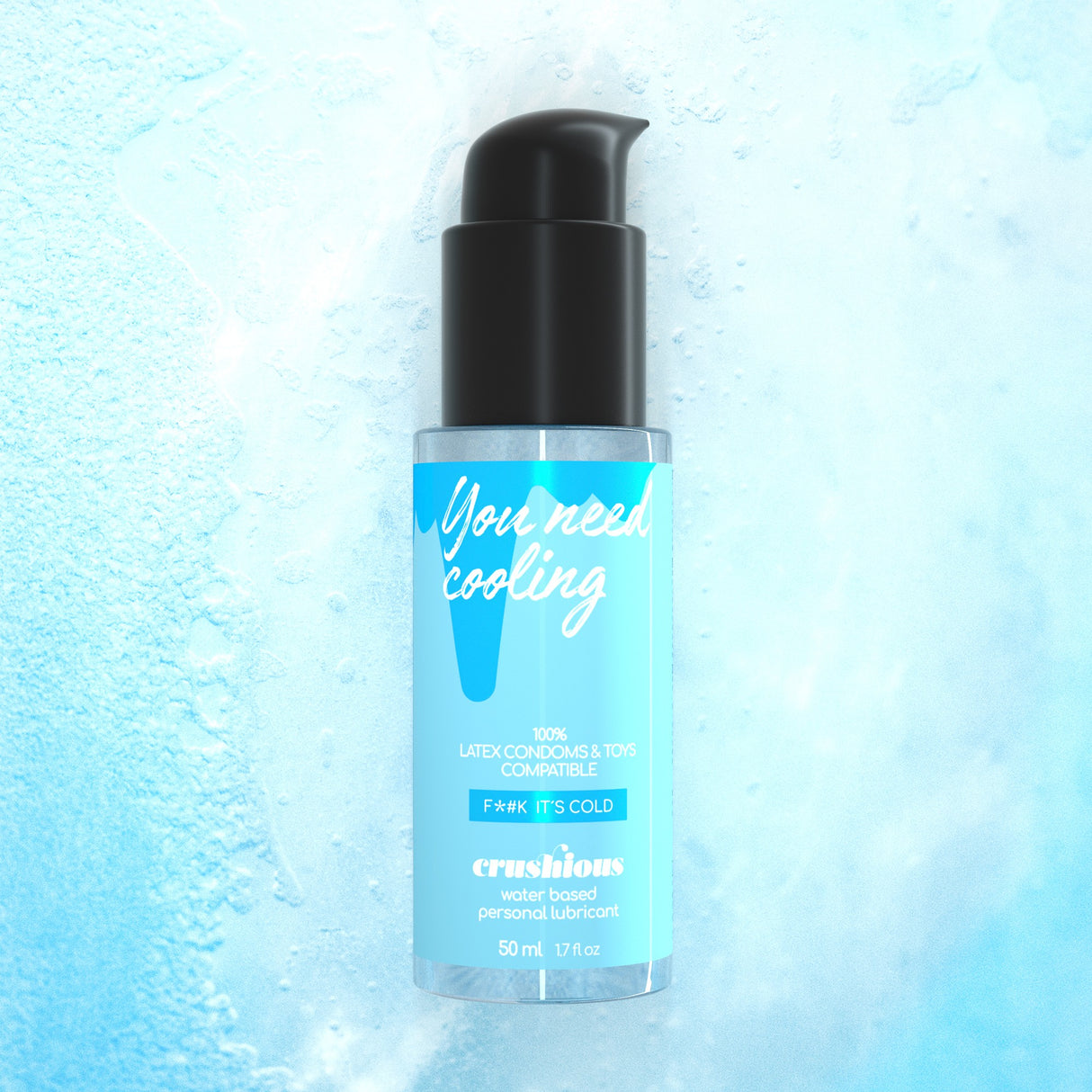 Lubrificante a Base d'Acqua Effetto Freddo 50ml di CRUSHIOUS