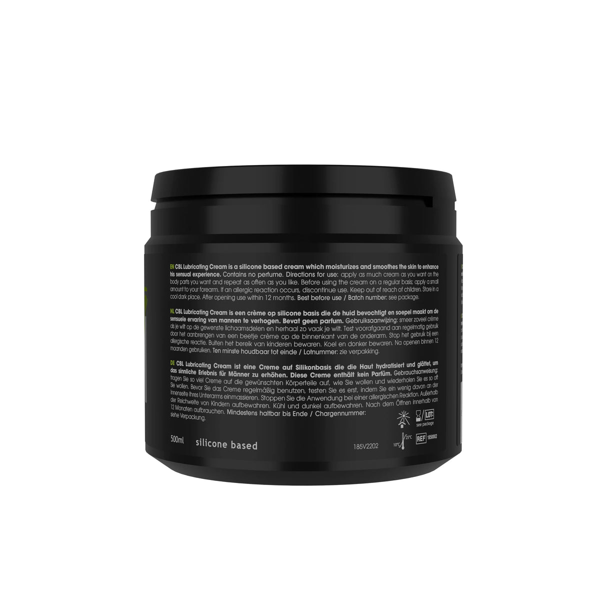 Lubrificante anale Cobeco Cream Fists 500ml a base siliconica texture cremosa