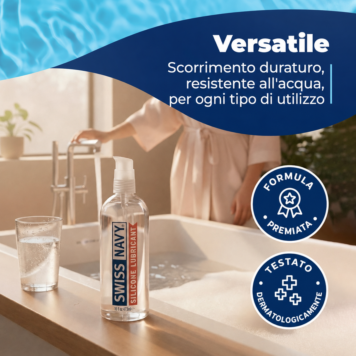 Lubrificante Premium a Base Siliconica di SWISS NAVY
