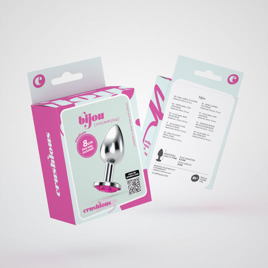 Confezione del Plug Anale Bijou Gioiello Rosa Medio di CRUSHIOUS