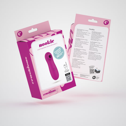 Confezione dello Stimolatore Clitorideo Nookie di CRUSHIOUS