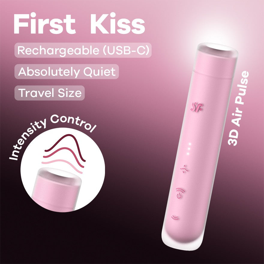 Plus del succhia clitoride First Kiss Satisfyer