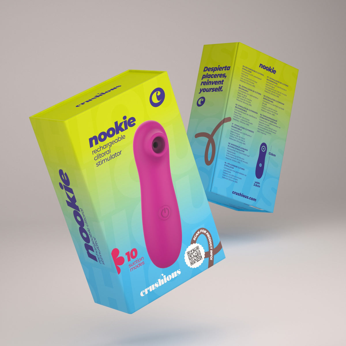 Succhia clitoride Nookie Crushious · confezione