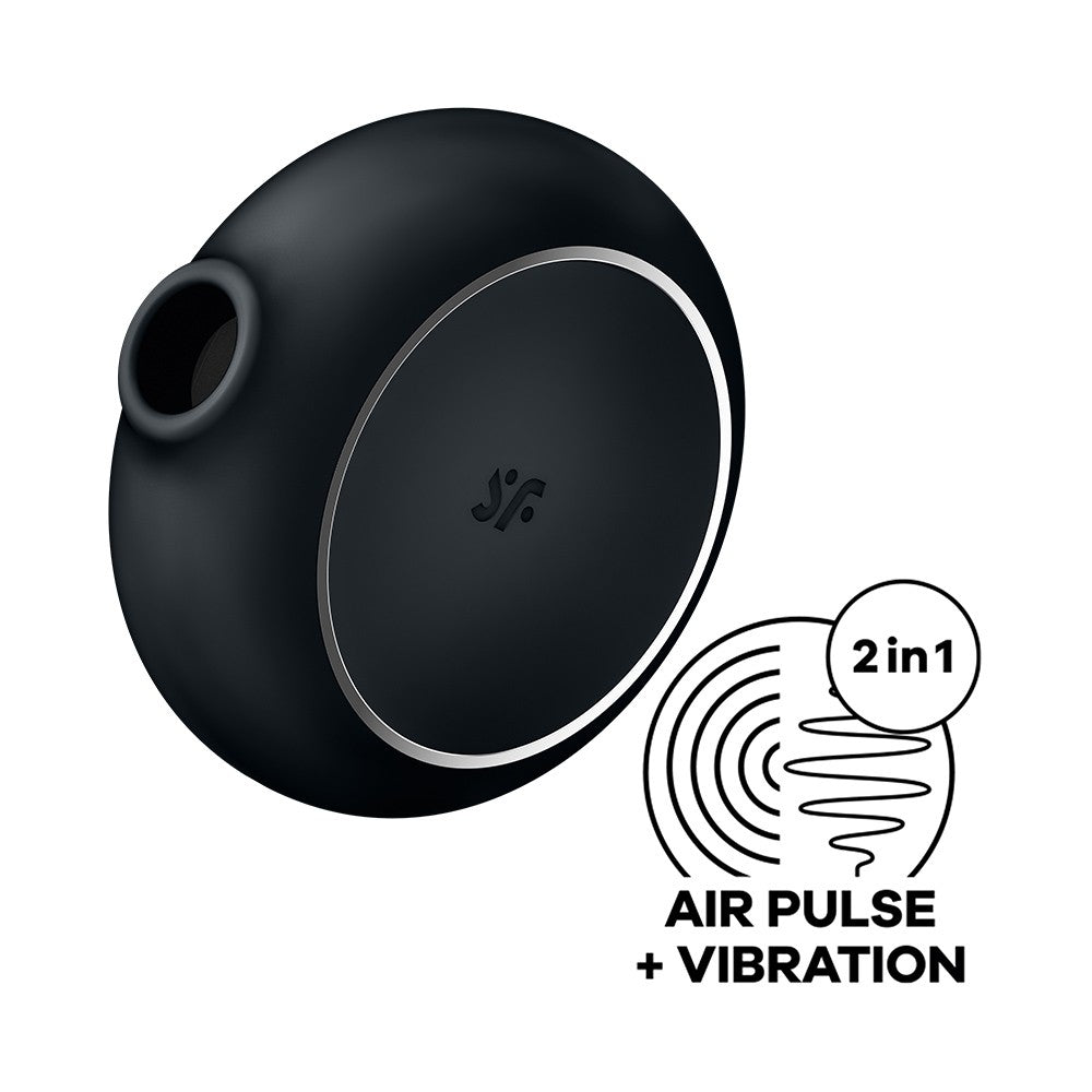 Dettaglio del Succhia Clitoride Pro To Go 3 Nero di SATISFYER