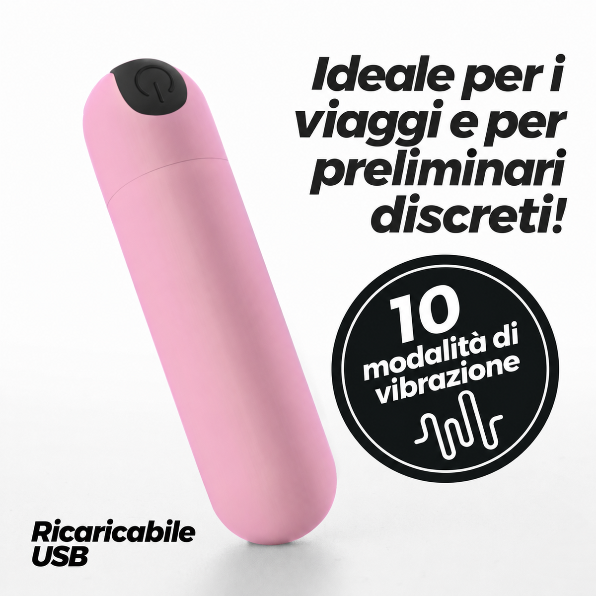 Vibratore bullet iMoan rosa