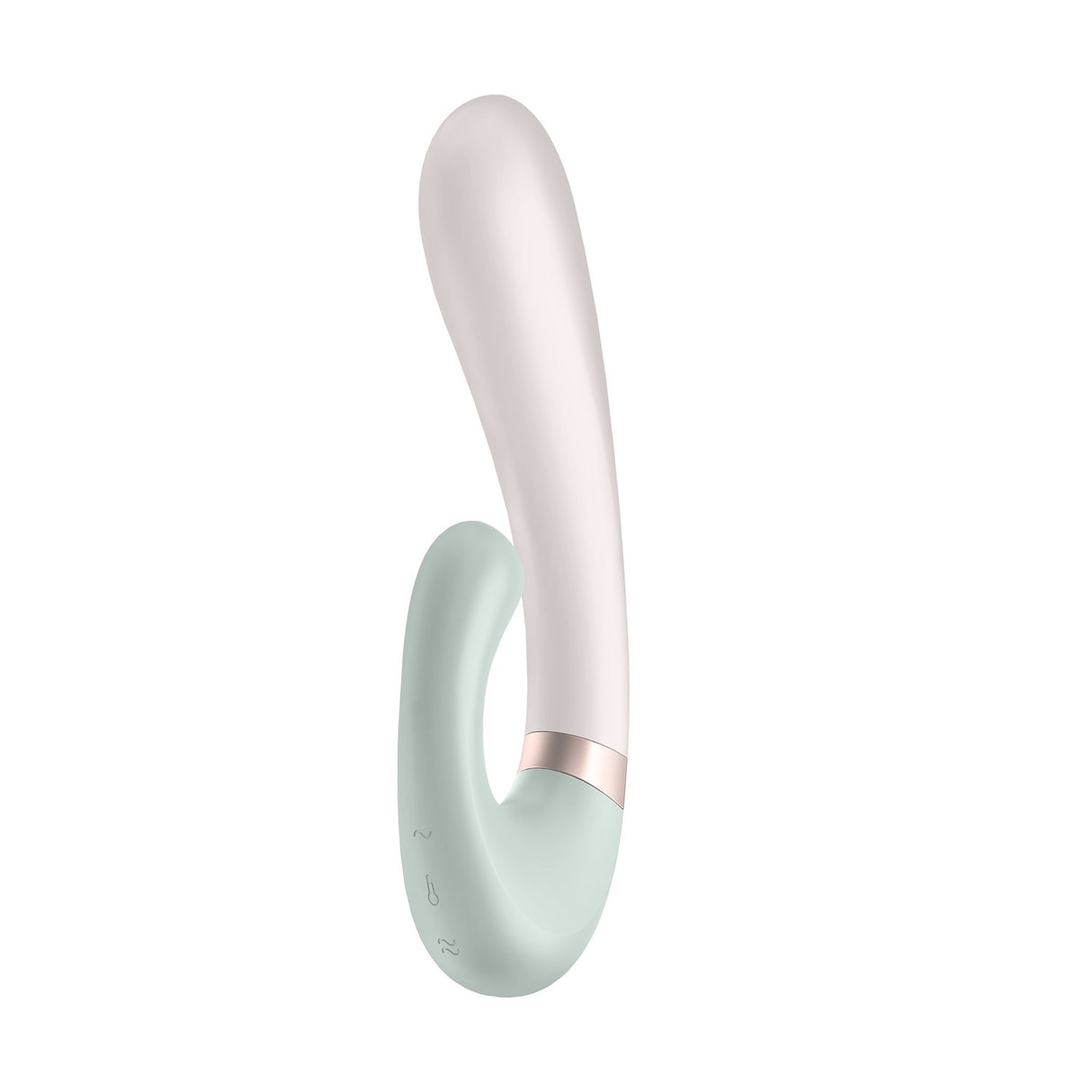 Vibratore Rabbit Heat Wave Bluetooth Menta di SATISFYER