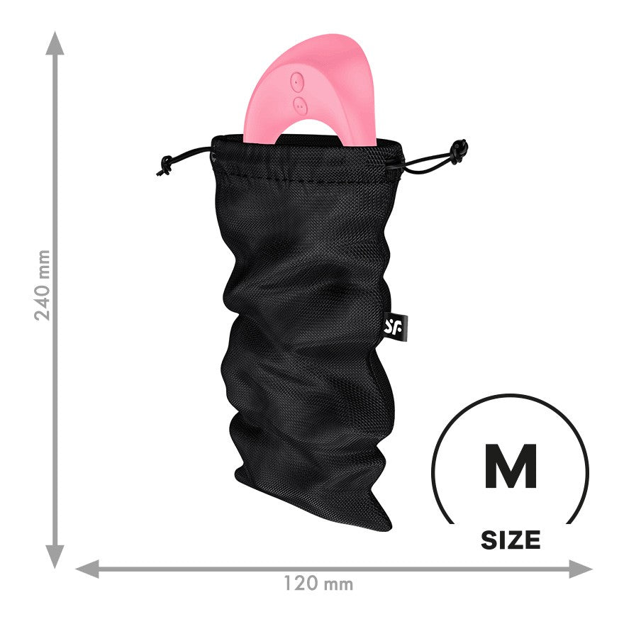 Sacchetto per Sex Toys taglia M Nero