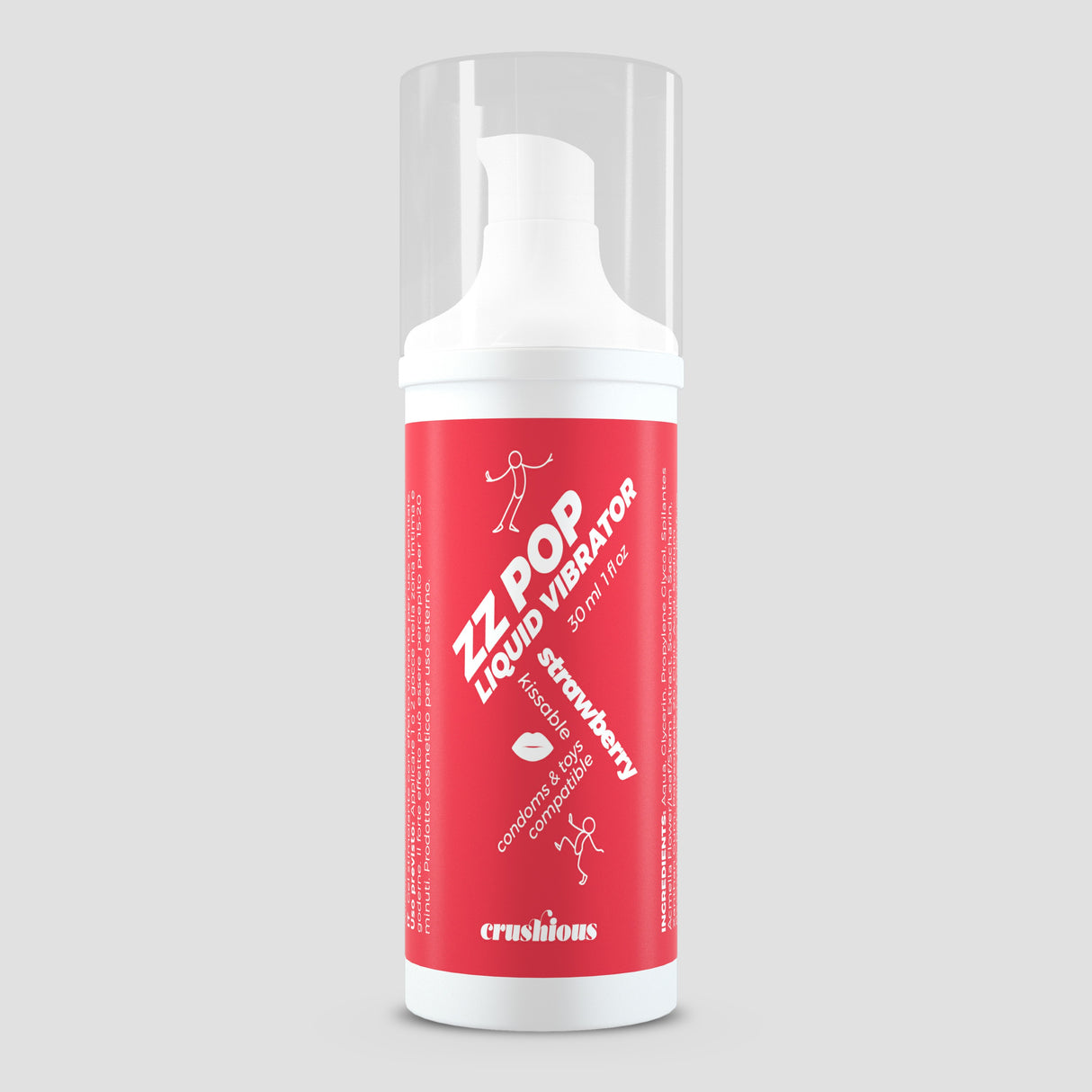 Gel Vibrante ZZ POP Fragola 30ml