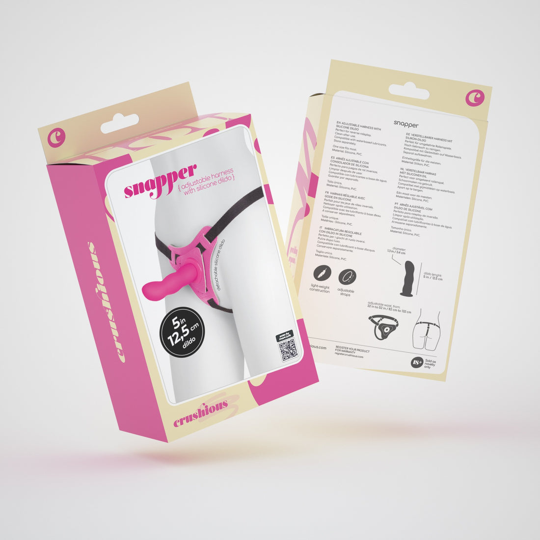 Strap on Snapper rosa 12,5 cm · confezione