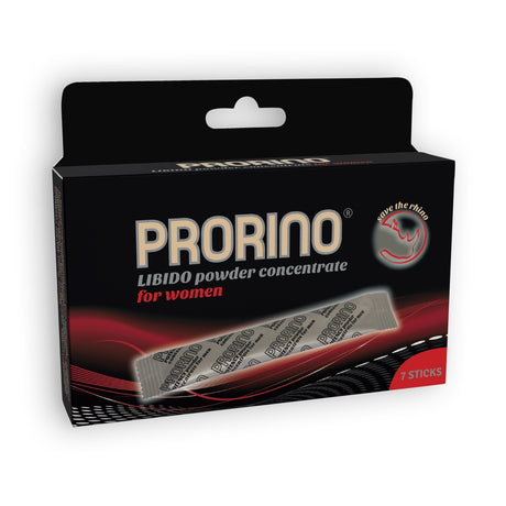 Stimolante femminile in polvere Prorino 7 bustine ERO — confezione vista frontale