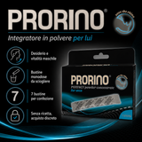 Infografica Stimolante maschile in polvere Prorino 7 bustine ERO 