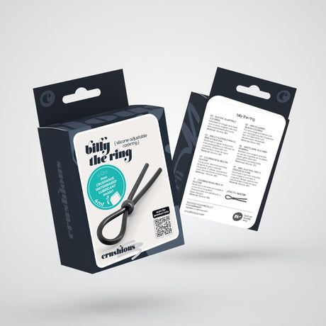 Confezione dell'Anello Pene Regolabile In Silicone Billy The Ring di CRUSHIOUS