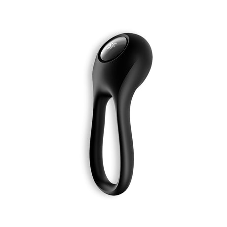 Anello Vibrante Majestic Duo Nero di CRUSHIOUS