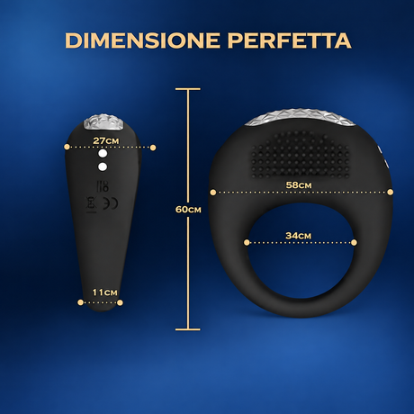 Anello vibrante Vibramisù Playsure in silicone
