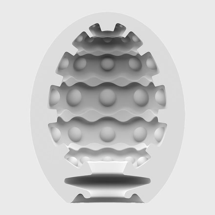 Masturbatore a uovo Satisfyer Bubble · sezione interna