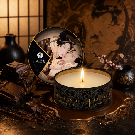 Candela da massaggio aroma cioccolato di Shunga