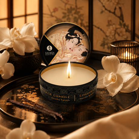 Candela da massaggio aroma vaniglia di Shunga