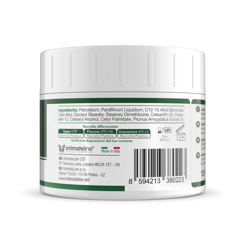 Crema lubrificante anale a base oleosa Lubranal 150ml con oli vegetali