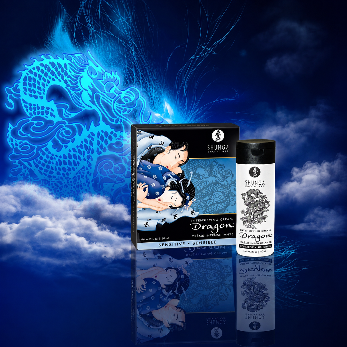 Crema stimolante Dragon Sensitive 60ml di SHUNGA per coppie