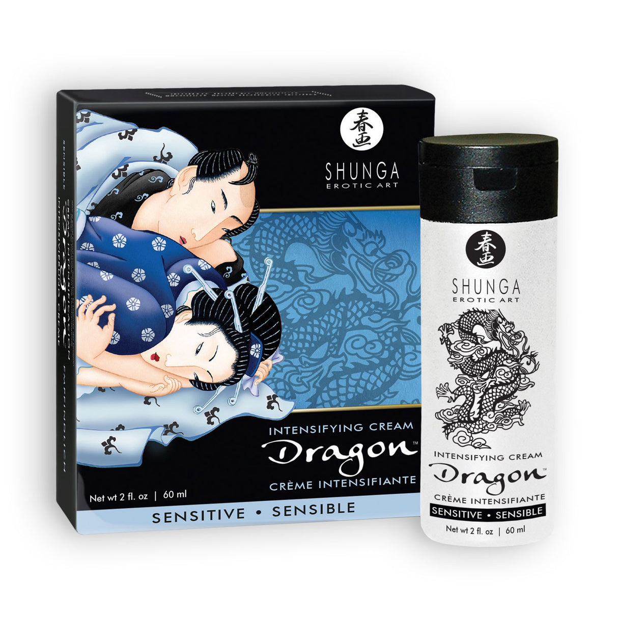Crema stimolante Dragon Sensitive 60ml di SHUNGA per coppie