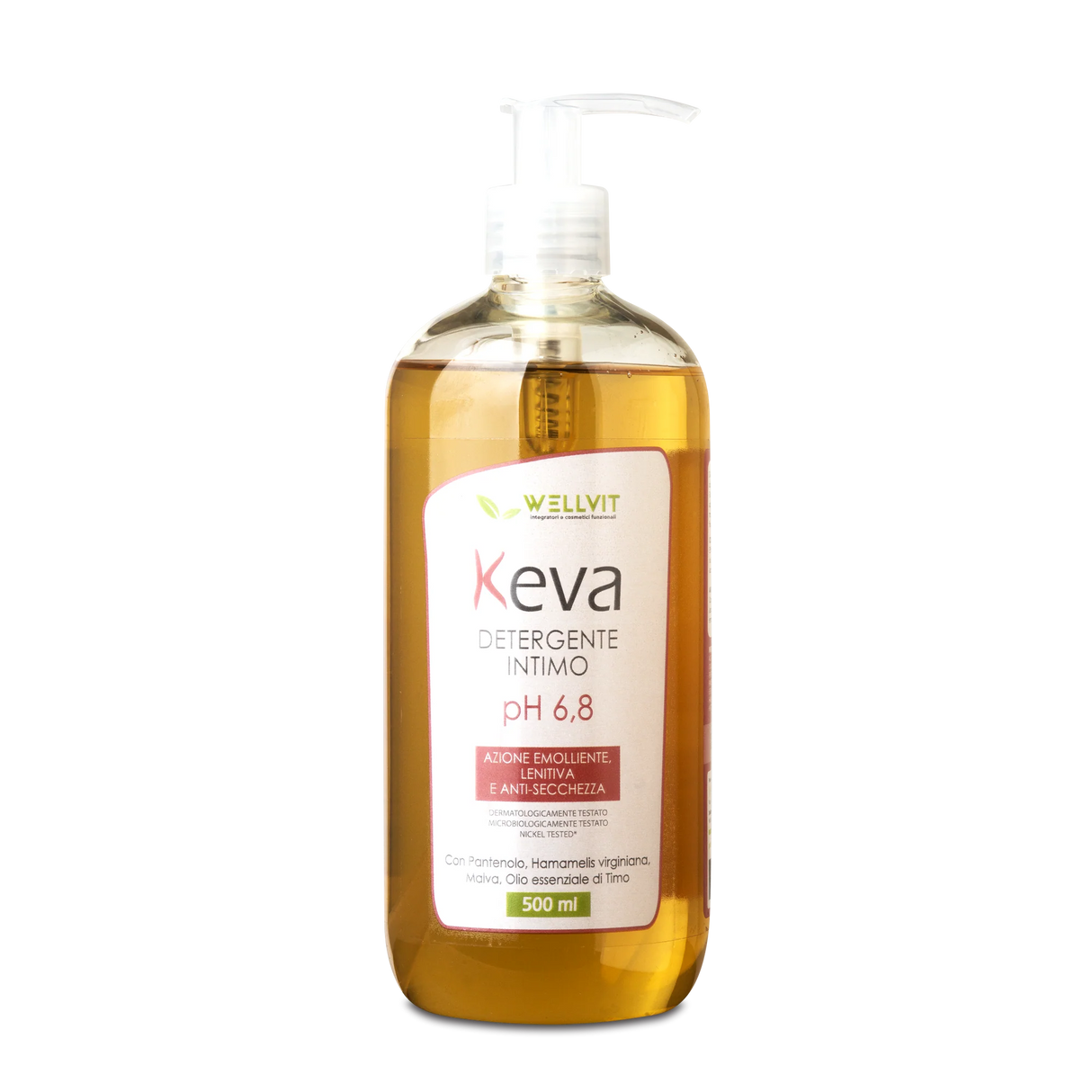 Detergente Intimo Menopausa Keva pH 6.8 (500ml) di WELLVIT