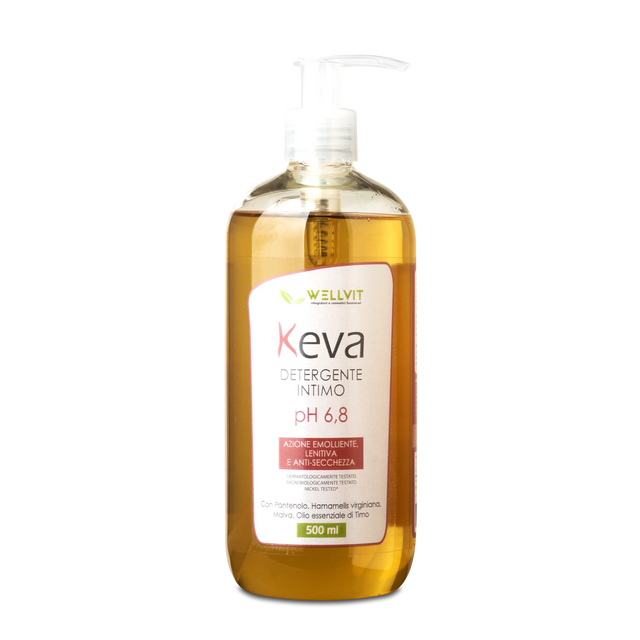 Detergente Intimo Menopausa Keva pH 6.8 (500ml) di WELLVIT