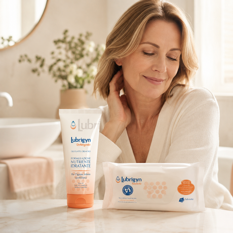 Detergente intimo oleolatte Lubrigyn 200ml + 15 salviette