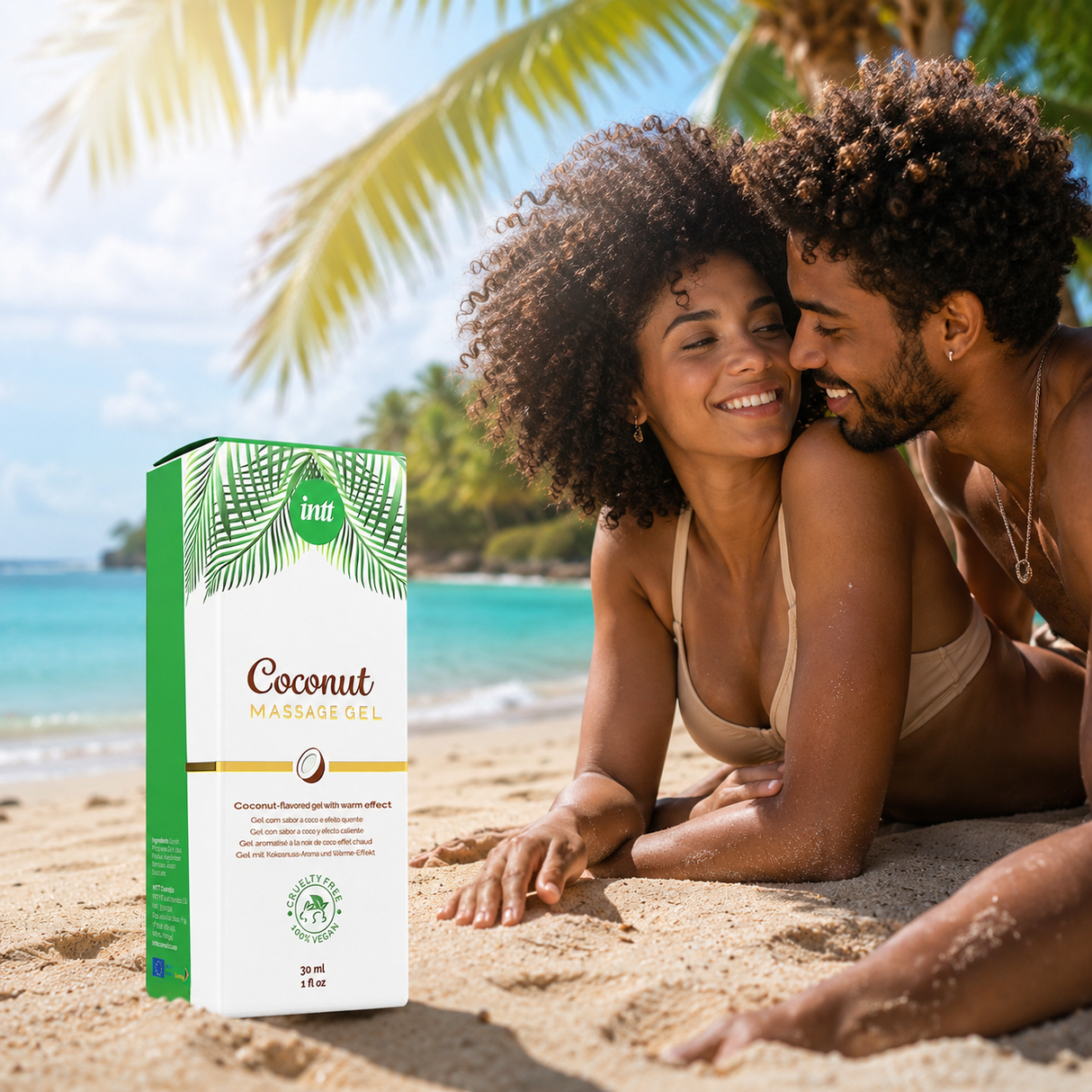 Gel per Massaggi Vegano Cocco 30ml di INTT