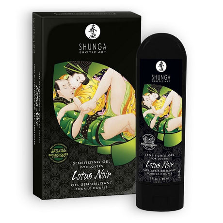 Gel stimolante per la coppia Lotus Noir 60ml Shunga con effetto caldo e sensazioni intense