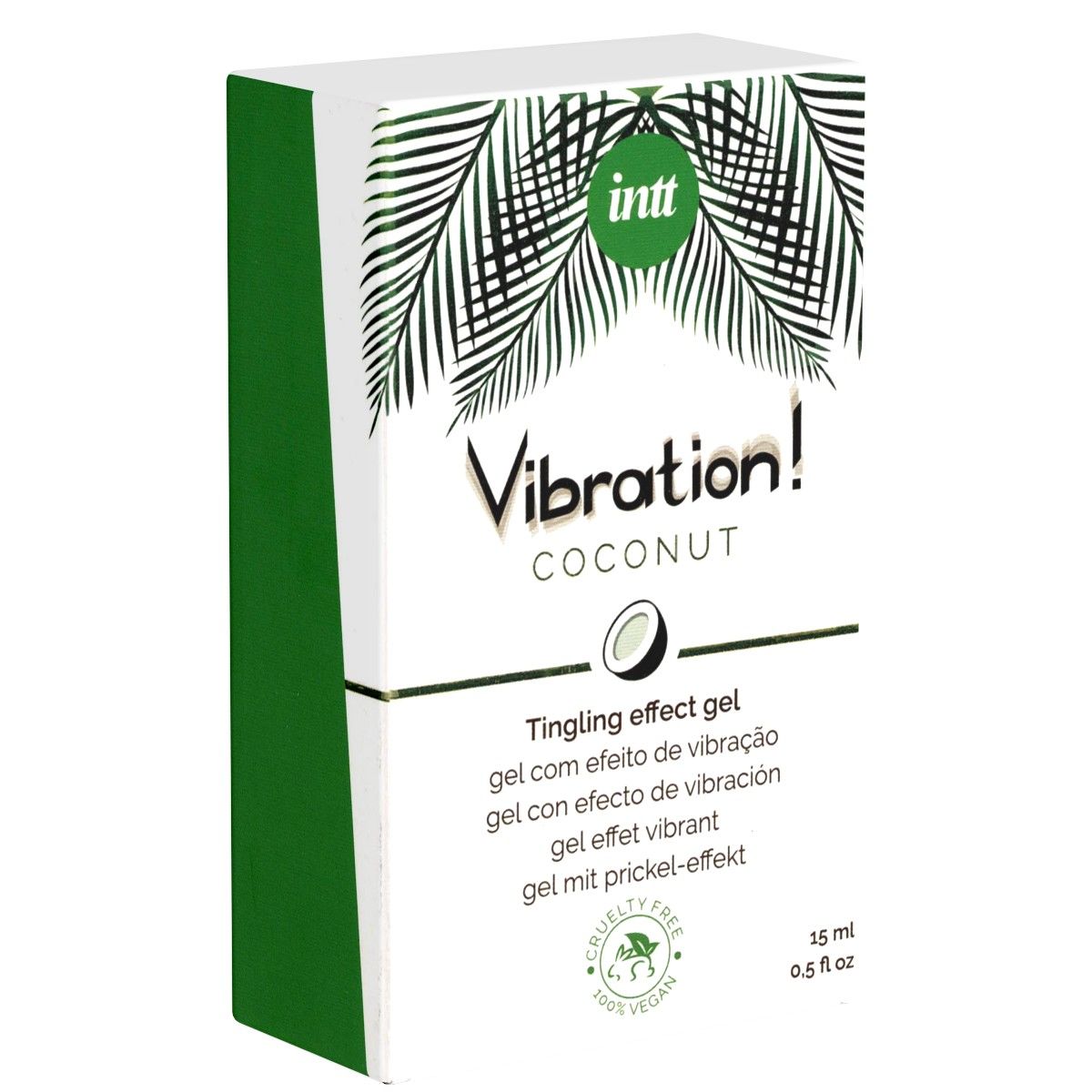 Confezione del Gel Stimolante Vibration! Vegano Cocco 15ml di INTT