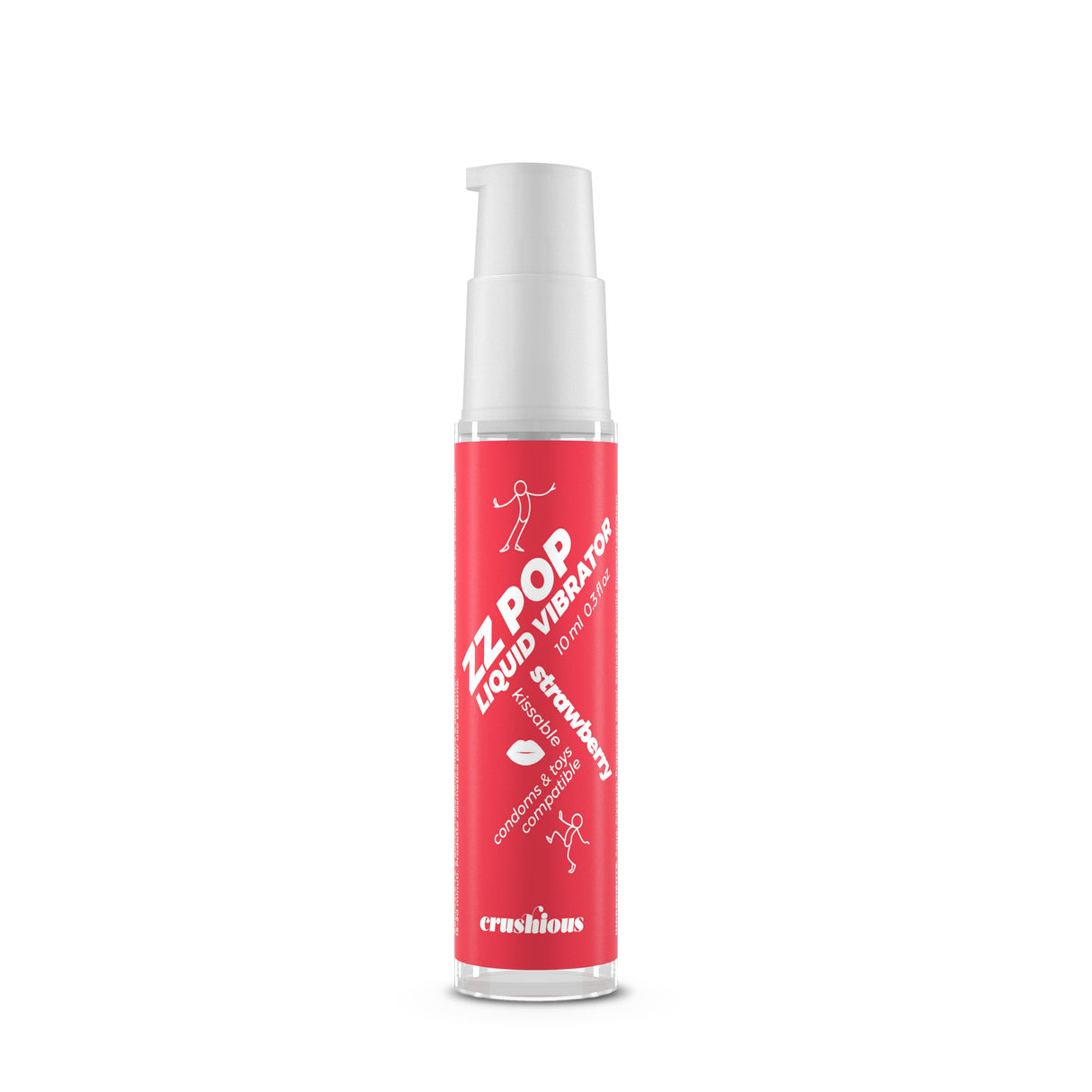 Gel Vibrante ZZ POP Fragola 10ml di CRUSHIOUS