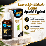 Integratore in gocce uomo ERO Spanish Fly Gold 30 ml · infografica