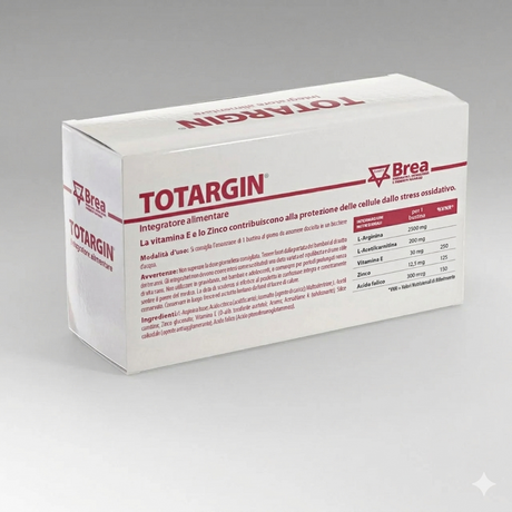 Integratore naturale funzione erettile Totargin BREA — bustine solubili arginina