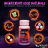 Dettagli dell'Integratore per il Testosterone Tesvit Forte 90 Compresse di WELLVIT