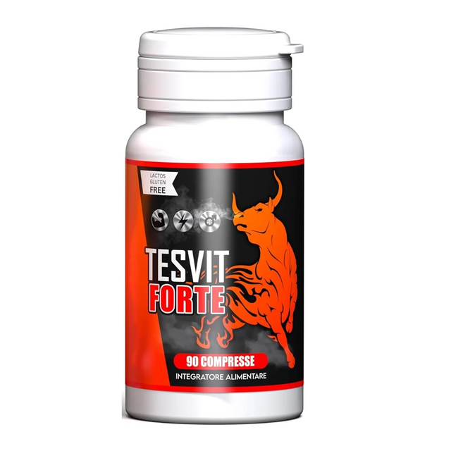 Integratore per il Testosterone Tesvit Forte 90 Compresse di WELLVIT