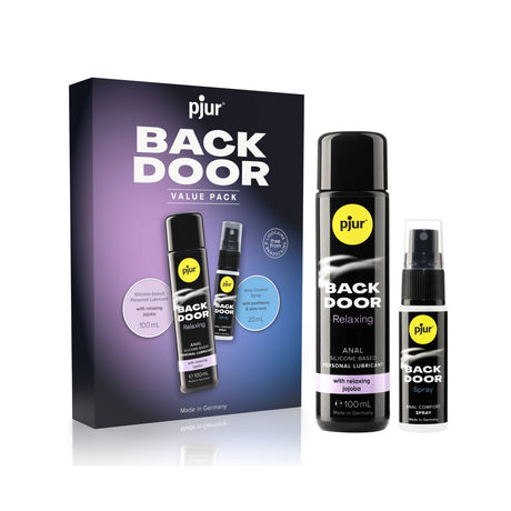 Kit Back Door di Pjur con lubrificante anale e spray rilassante