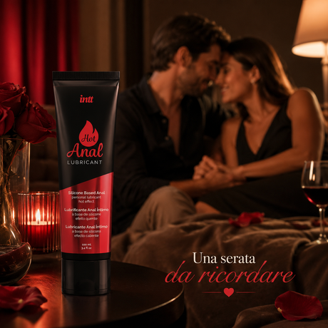 Lubrificante Anale Siliconico effetto Riscaldante 100ml di INTT