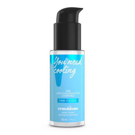 Lubrificante a Base d'Acqua Effetto Freddo 50ml di CRUSHIOUS