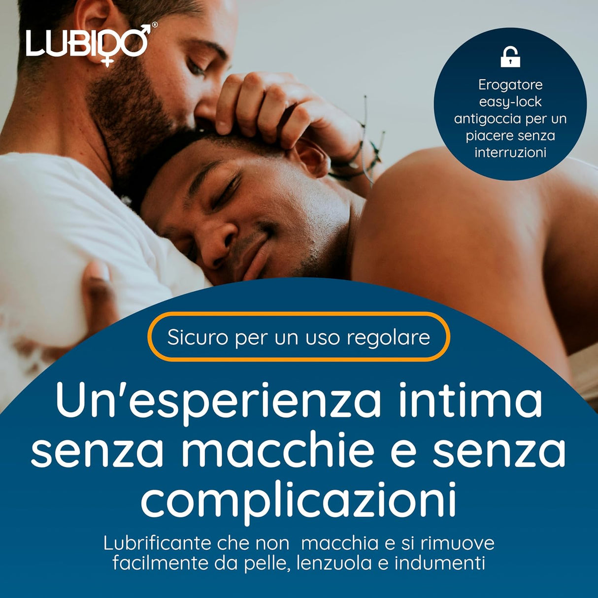 Infografica Lubrificante Anale a Base d'Acqua Infuso di Aloe 250ml di LUBIDO