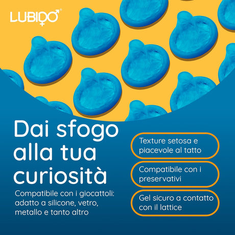 Infografica Lubrificante Anale a Base d'Acqua Infuso di Aloe 250ml di LUBIDO